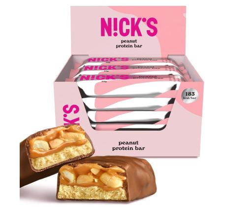 Šokolaad NICKS Soolapähkli proteiinibatoon, Salty Peanut 50g