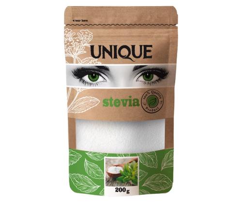 Suhkruasendaja magusaine Stevia UNIQUE 200g