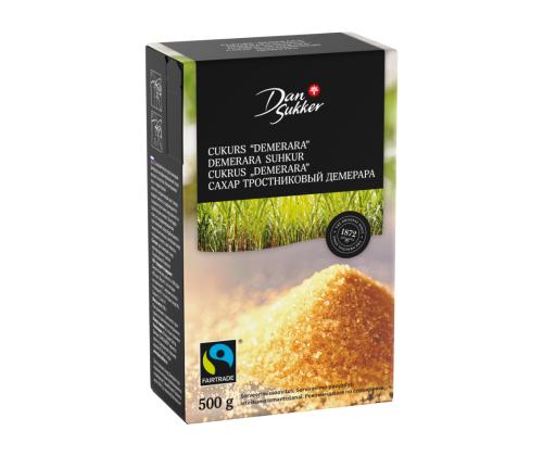 Suhkur DEMERARA pruun 500g (toorsuhkur)