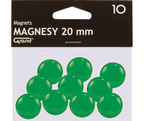 Tahvlimagnetid 20mm roheline 10tk pakis GRAND