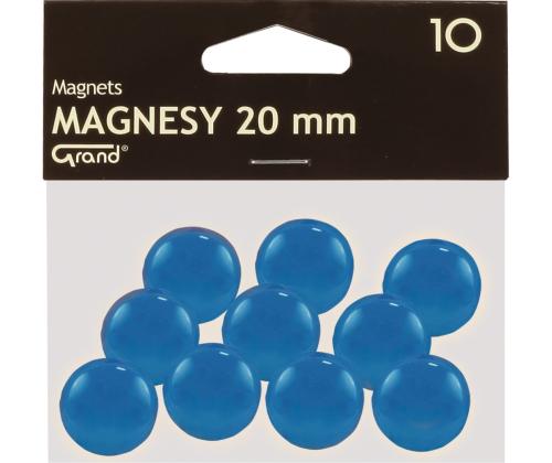 Tahvlimagnetid 20mm sinine 10tk pakis GRAND