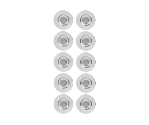 Tahvlimagnetid läbipaistvad klaastahvlile NOBO Strong 30mm 10tk pakis