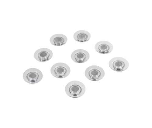 Tahvlimagnetid läbipaistvad klaastahvlile NOBO Strong 30mm 10tk pakis