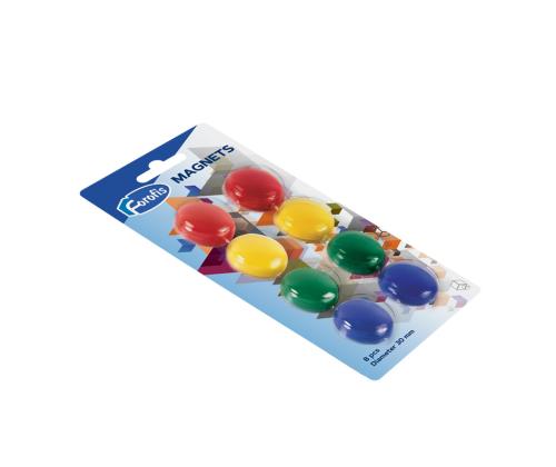 Tahvlimagnetite komplekt 30mm 8tk pakis seguvärvid FOROFIS