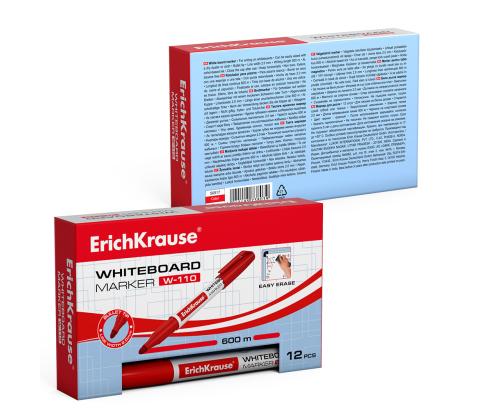 tahvlimarker ERICH KRAUSE W-110, punane