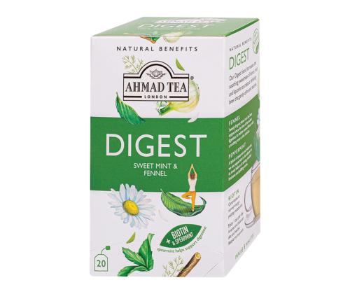Taimetee AHMAD Digest magus piparmünt ja apteegitill 20tk ümbrikus