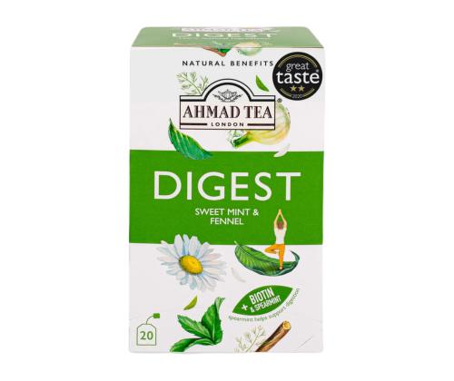Taimetee AHMAD Digest magus piparmünt ja apteegitill 20tk ümbrikus