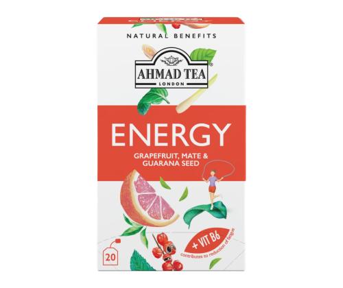 Taimetee AHMAD Energy Greip mate ja Guarana seeme 20tk ümbrikus
