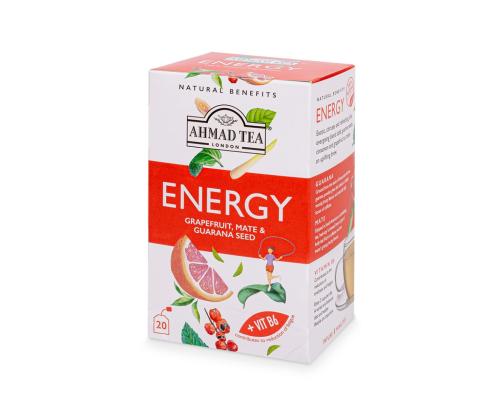 Taimetee AHMAD Energy Greip mate ja Guarana seeme 20tk ümbrikus