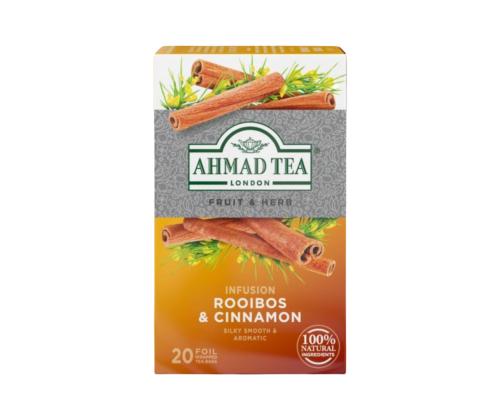 Taimetee AHMAD rooiboskaneel 20tk ümbrikus