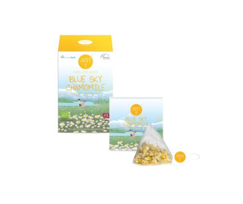 Taimetee JUST T Blue Sky Chamomile Bio kummeli ja raudürdiga 20tk