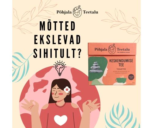 Taimetee PÕHJALA TEETALU Keskendumise tee kofeiinivaba 10 tk