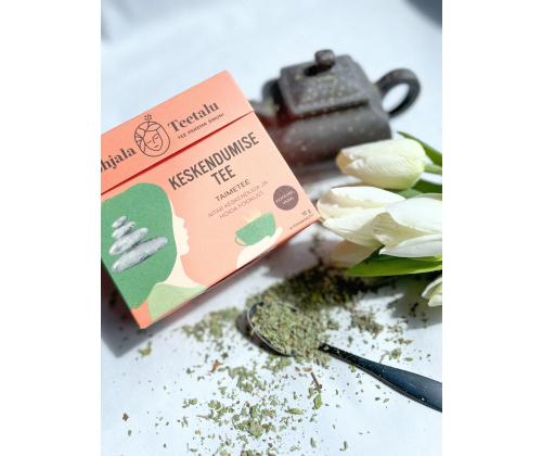 Taimetee PÕHJALA TEETALU Keskendumise tee kofeiinivaba 10 tk