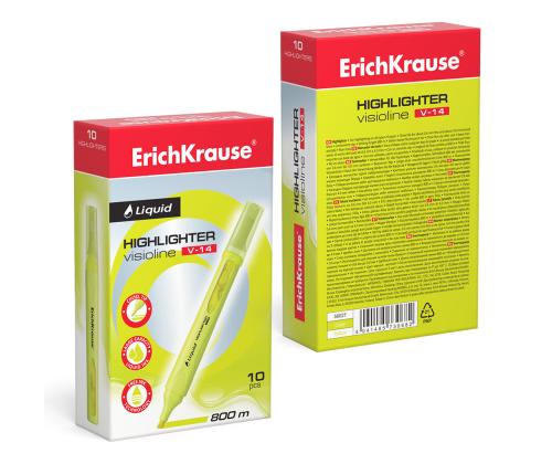 Tekstimarker ERICH KRAUSE Liquid Visioline V-14, neeonkollane