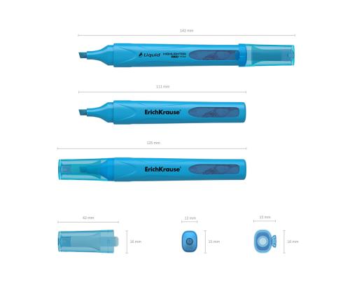 Tekstimarker ERICH KRAUSE Liquid Visioline V-14, neeonsinine