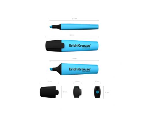 Tekstimarker ERICH KRAUSE V-12 helesinine