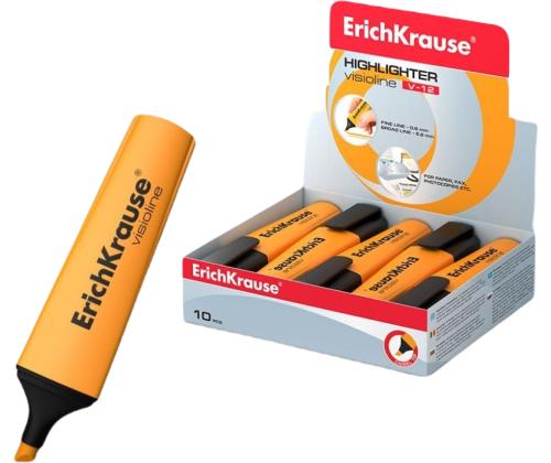 Tekstimarker ERICH KRAUSE V-12 oranz