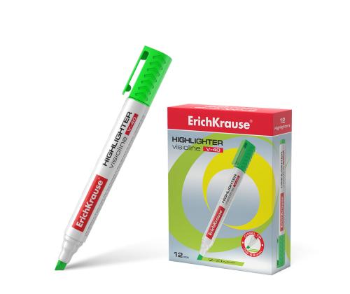 Tekstimarker ERICH KRAUSE Visioline V-40, roheline