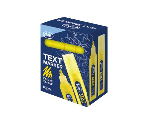 Tekstimarker FOROFIS 1-5mm kollane