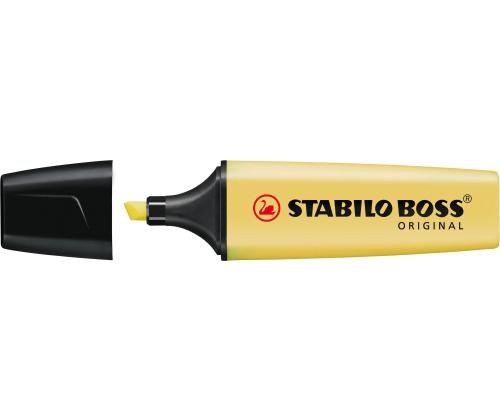 Tekstimarker STABILO Boss pastell, kollane