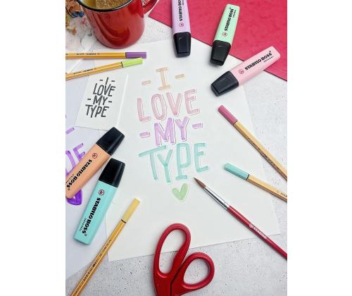 Tekstimarker STABILO Boss tumelilla