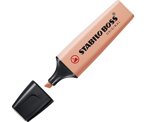 Tekstimarker STABILO Boss pastell, virsikuroosa