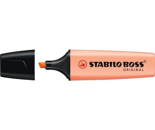 Tekstimarker STABILO Boss pastell, virsikuroosa