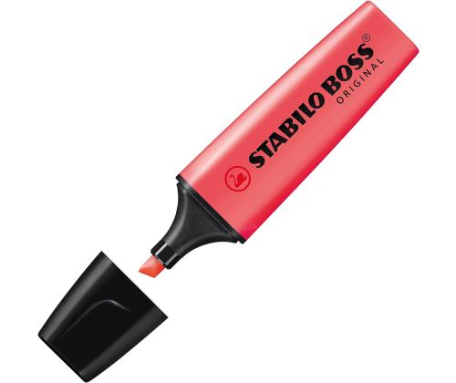 Tekstimarker STABILO Boss punane