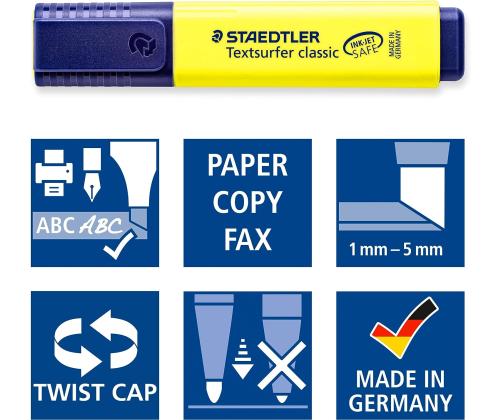 Tekstimarker STAEDTLER 364 türkiis
