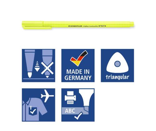 Tekstimarker STAEDTLER Triplus Textsurfer 362 oranž
