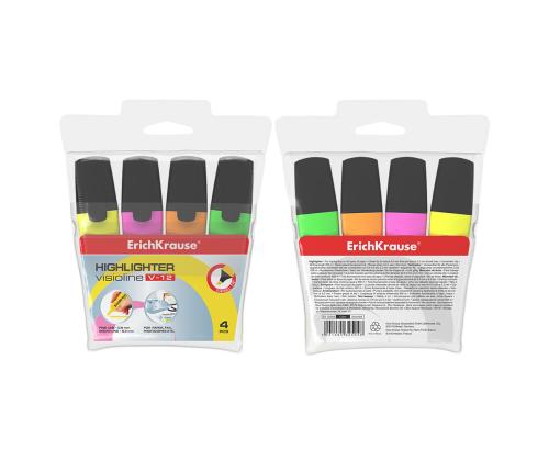 Tekstimarkerite komplekt ERICH KRAUSE V-12 4 värvi