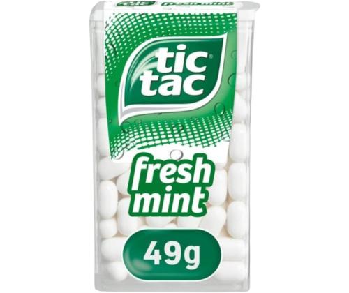 TIC TAC Fresh mint 49g (100tk)