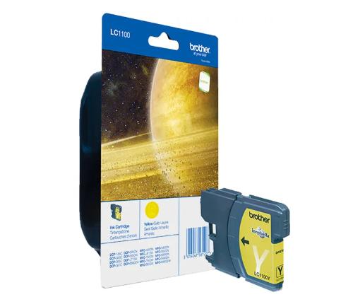 Tindikassett BROTHER LC 1100 H kollane
