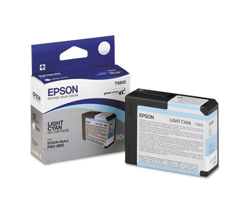 Tindikassett Epson Stylus Pro T5805 hele tsüaan (80ml)