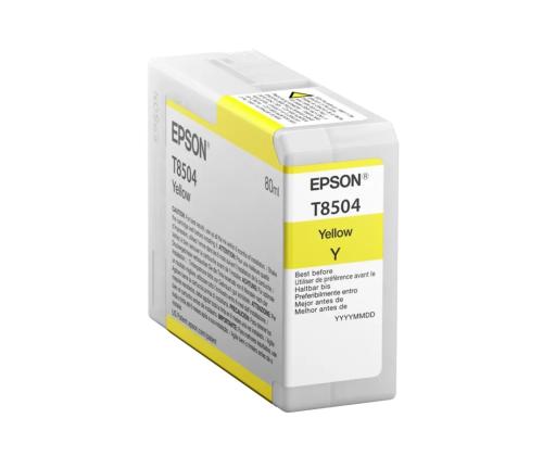 Tindikassett EPSON T8504 kollane (80ml)