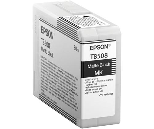 Tindikassett EPSON T8508 matt must (80ml)