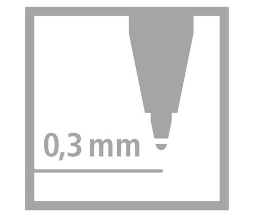 Tindipliiats STABILO Worker+ F0,3mm punane