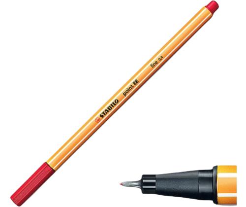 Tindipliiats STABILO Point 88 punane