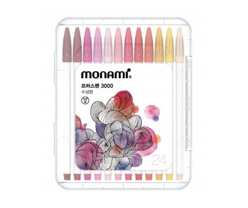 Tindipliiatsid MONAMI Plus Pen-3000 0.35mm ots 24 värvi