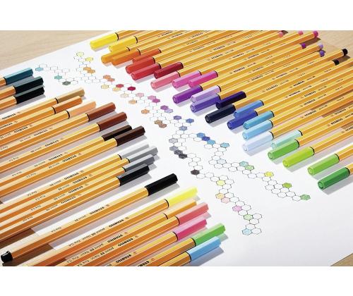 Tindipliiatsite komplekt STABILO Point 88 6 värvi