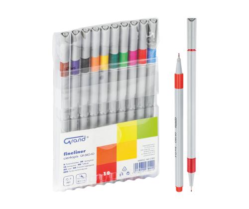 Tindipliiatsite komplekt viltotsaga GRAND GR-380 10 värvi