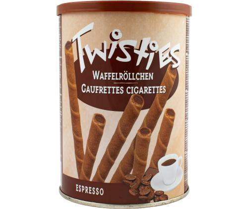 Vahvlitorud TWISTIES espressokreemiga 400g