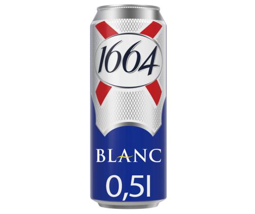 KRONENBOURG õlu 1664 Blanc hele 5% 50cl (purk)