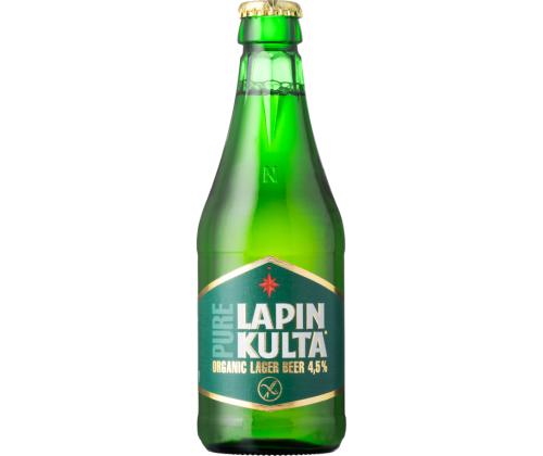 LAPIN KULTA õlu Pure Organic Lager hele 4,5% 31,5cl (pudel)