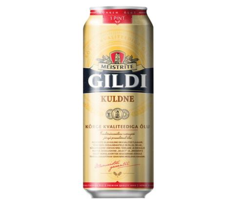 MEISTRITE GILDI õlu Kuldne hele 5,2% 56,8cl (purk)