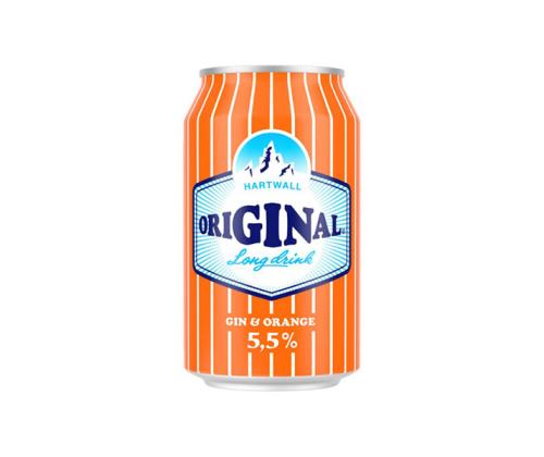 HARTWALL Long Drink Original Gin&Orange 5,5% 33cl (purk)