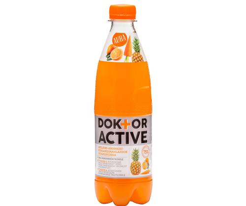 AURA DR. Active apelsini-ananassi-porgandimahlajook 0,5l