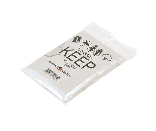 Vihmakeep läbipaistev kapuutsiga (pontšo)