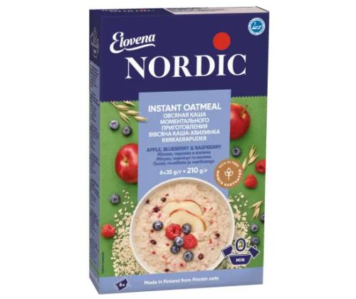 NORDIC Kiirkaerapuder õunte, marjadega 210g (6x35g)