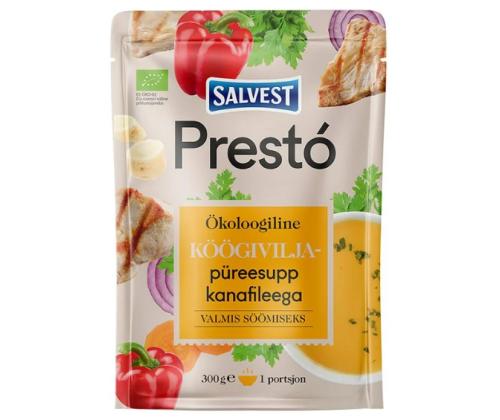 SALVEST Presto köögiviljapüreesupp kanafileega 300g